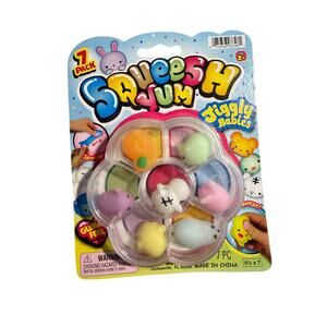 Kawaii Squishy Set Jiggly Babies 7 Pack TikTok Viral Sensory Toys